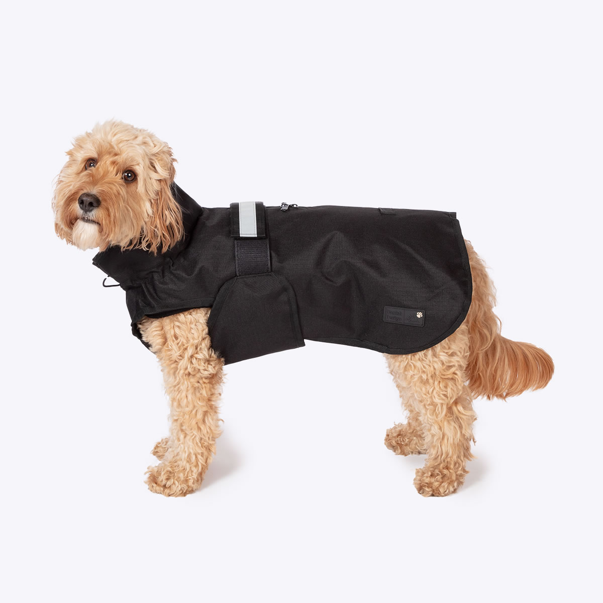 DCBLKD 3-in-1 Dog Coat Black